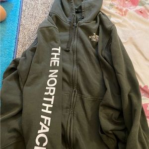 NorthFace sweater olive color